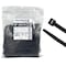 Kable Kontrol Cable Tie, 8 in L, 2.16 in Max Bundle Dia., Black, Nylon 6/6, 40 lb Strength, 1000 PK CT243 - alternate 1
